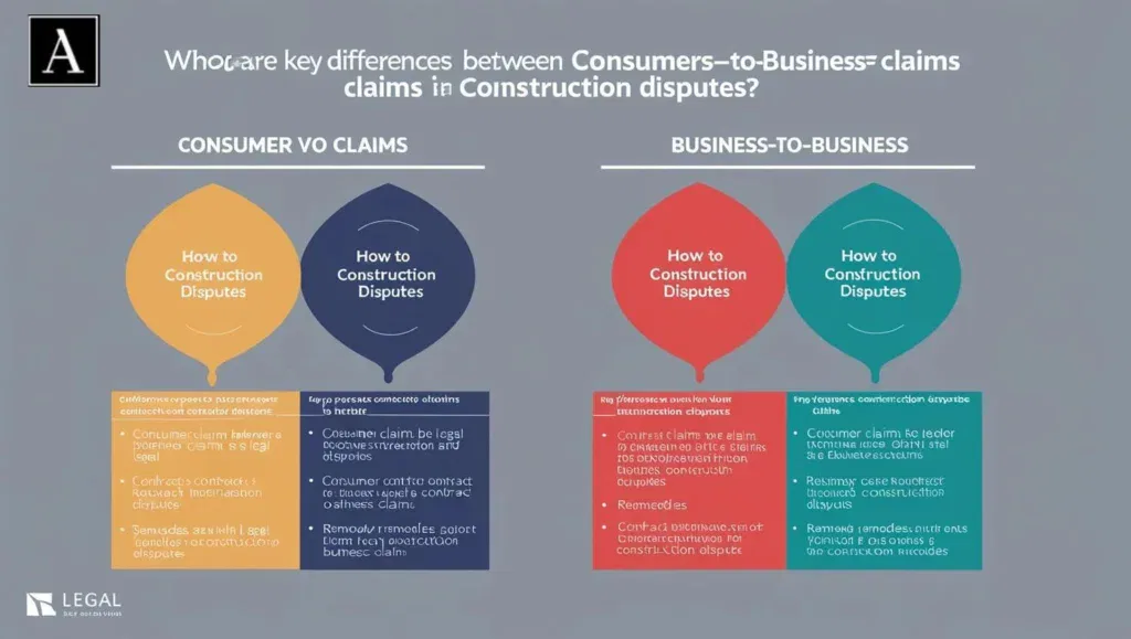 The Major Difference Between a Consumer’s Claim and A B2B Claim in Construction Disputes