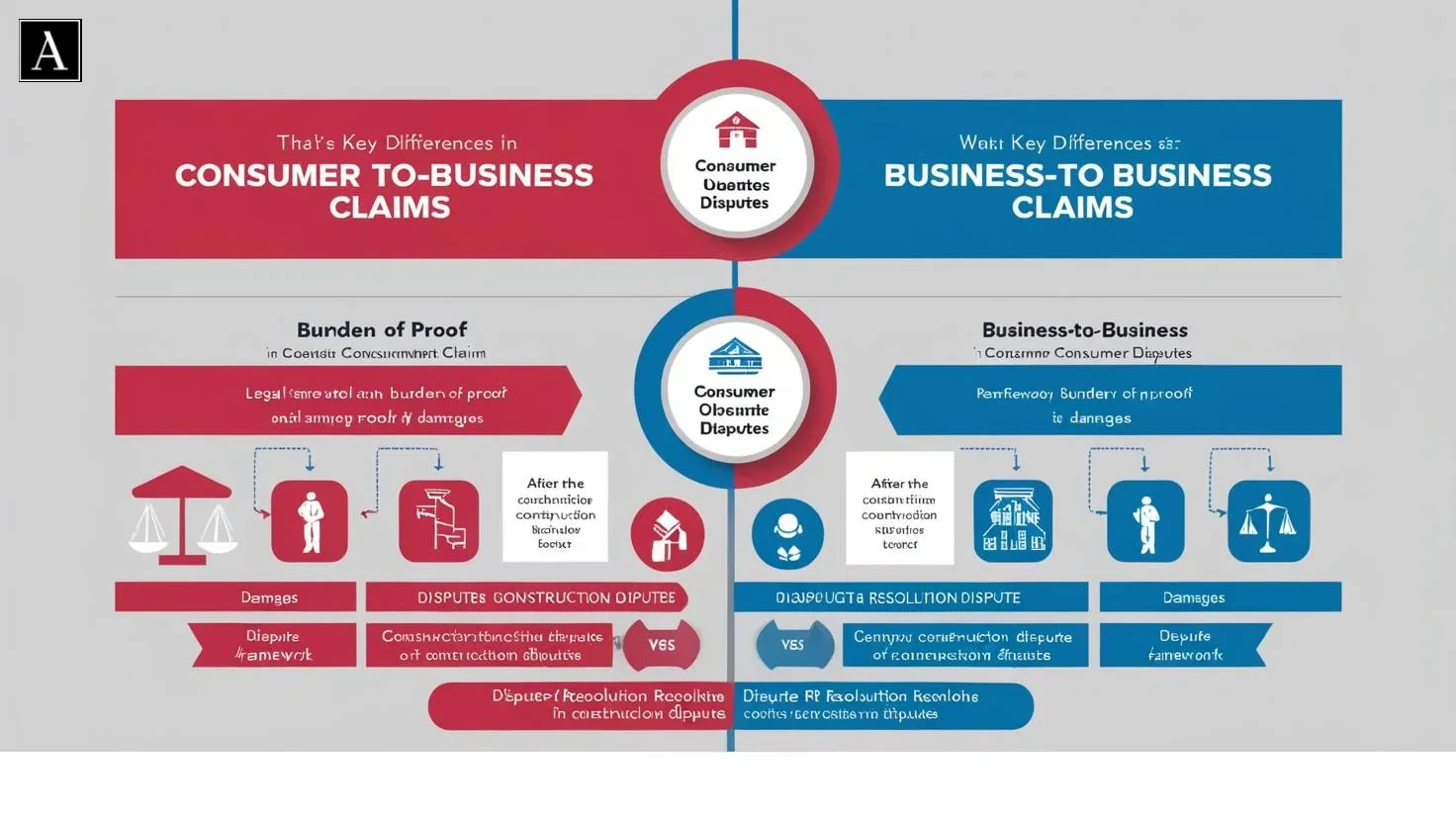 What is the Difference Between a Consumer's Claim and A Business-to-Business Claim in Construction Disputes?