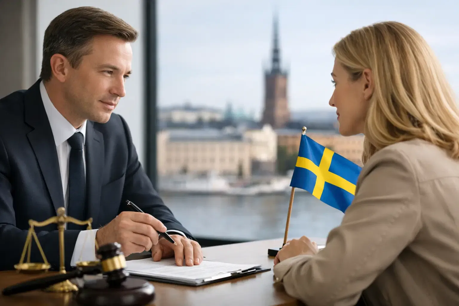 Lawyer for Swedish Citizen in Sweden